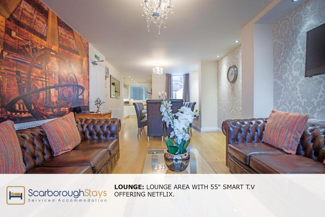 Scarborough Stays - Luxury Townhouse Ideal For Large Groups - Hot Tub Eksteriør bilde