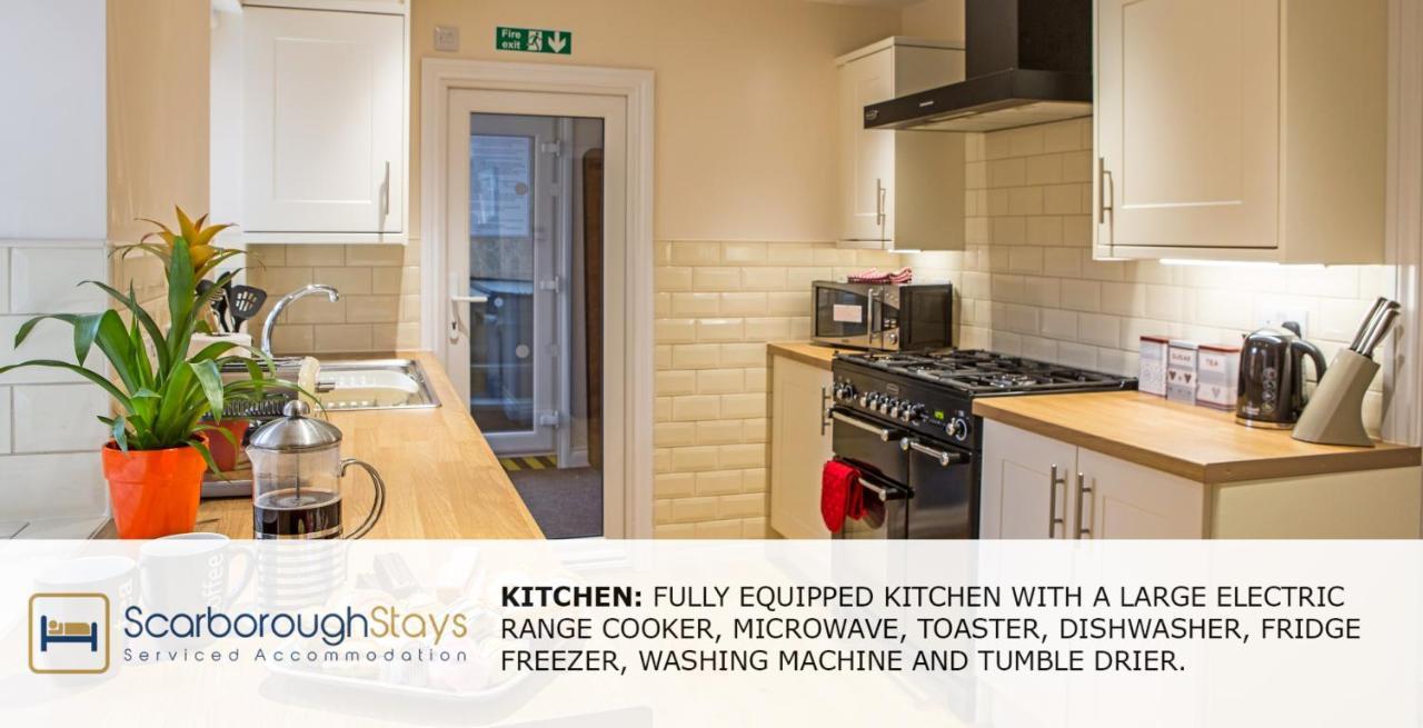Scarborough Stays - Luxury Townhouse Ideal For Large Groups - Hot Tub Eksteriør bilde