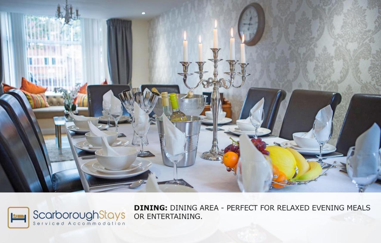 Scarborough Stays - Luxury Townhouse Ideal For Large Groups - Hot Tub Eksteriør bilde