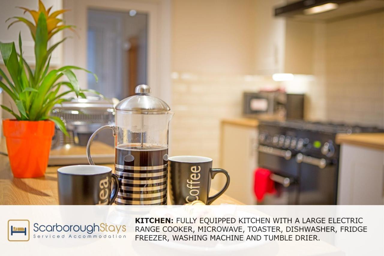 Scarborough Stays - Luxury Townhouse Ideal For Large Groups - Hot Tub Eksteriør bilde